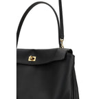 Black Calf Leather Bos Taurus Shoulder Bag