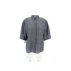 Gray Linen Shortsleeve Shirt