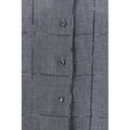 Gray Linen Shortsleeve Shirt