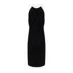 Black Viscose Cocktail Dress