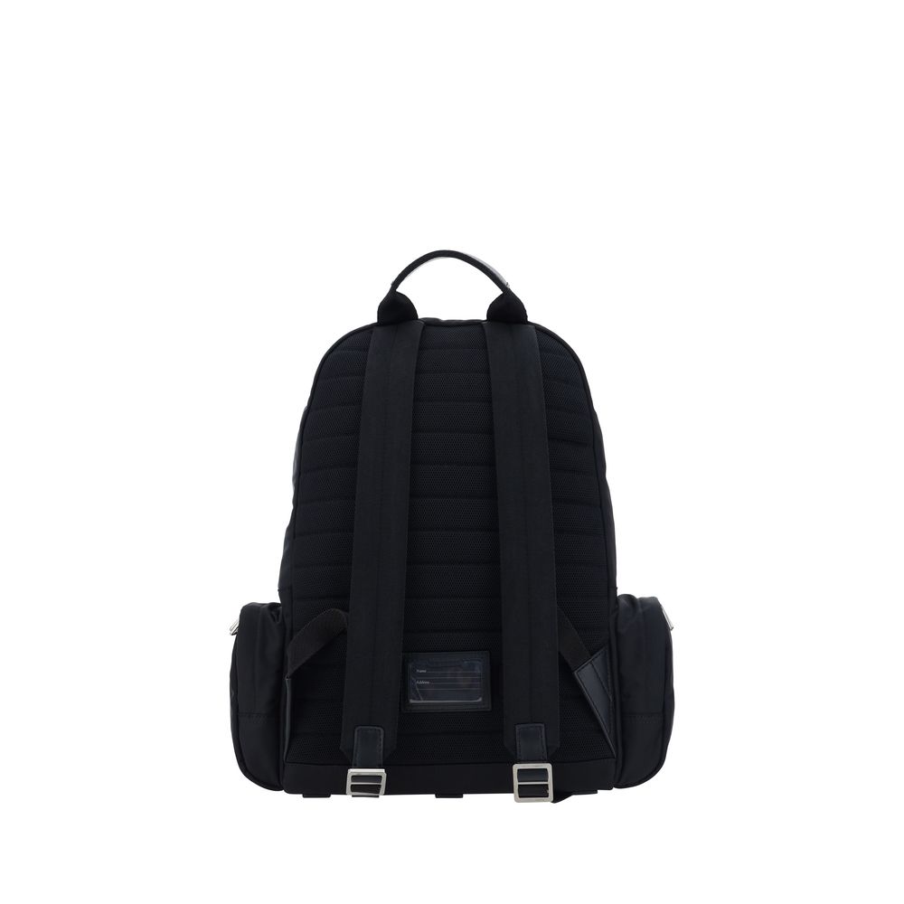 Black Nylon Backpack
