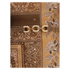 Brown Polyamide One-Piece Swimsuit