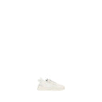 White Calf Leather Bos Taurus Athletic Sneakers