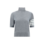Gray Polyamide Turtleneck