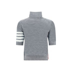 Gray Polyamide Turtleneck