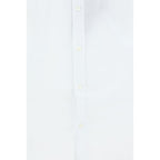 White Elastane Dress Shirt