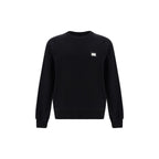 Black Cotton Sweatshirt