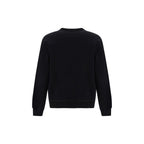 Black Cotton Sweatshirt