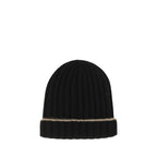 Black Cashmere Beanie