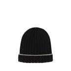 Black Cashmere Beanie