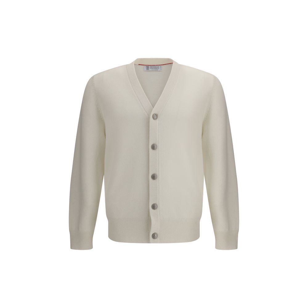 White Cashmere Cardigan