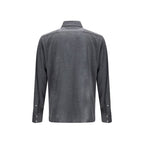 Gray Silk Shirt