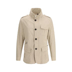 Beige Cotton Coat