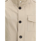 Beige Cotton Coat