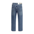 Light Blue Cotton High-Waisted Jean