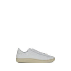 White Calf Leather Bos Taurus Low Top Sneakers