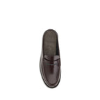 Brown Calf Leather Bos Taurus Slip-On Loafers