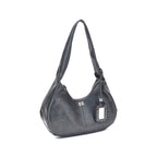 Black Lyocell Shoulder Bag