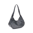 Black Lyocell Shoulder Bag