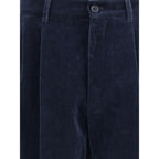 Blue Cotton Pants