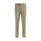 Green Cotton Chino Pants