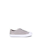 Beige Rubber Low Top Sneakers