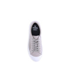 Beige Rubber Low Top Sneakers