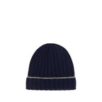 Blue Cashmere Beanie