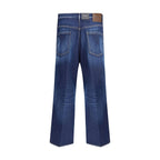 Blue Cotton Relaxed Fit Jeans