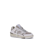 White Calf Leather Bos Taurus Low Top Sneakers