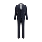 Black Fleece Wool Two-Piece Suit