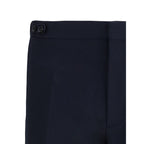 Black Fleece Wool Two-Piece Suit