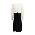 Multicolor Silk Casual Dress