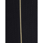 Gold Viscose Midi Skirt