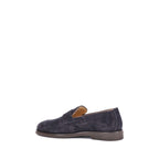 Blue Rubber Slip-On Loafers