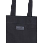 Black Cotton Shoulder Bag
