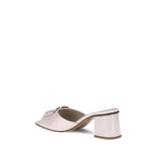 Cream Calf Leather Bos Taurus Flat Sandals