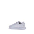 White Rubber Low Top Sneakers