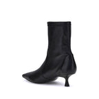 Black Calf Leather Bos Taurus Ankle Boots