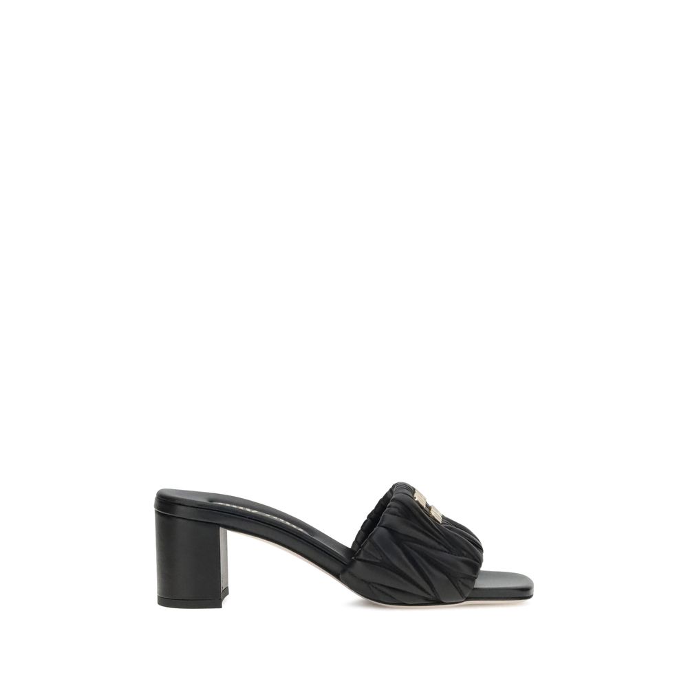 Black Lamb Ovis Aries Aries Stiletto Heel Sandals