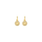Gold Brass Earrings
