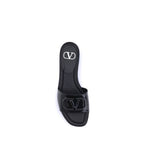 Black Calf Leather Bos Taurus Sandals