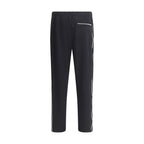 Black Polyester Joggers (Workout Pants)
