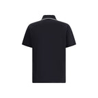 Black Cotton Polo Shirt