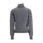 Gray Cashmere Turtleneck