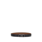 Black Calf Leather Bos Taurus Regular Belt