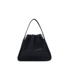 Black Polyester Handbag