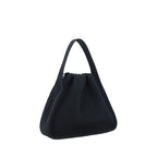 Black Polyester Handbag