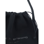 Black Polyester Handbag