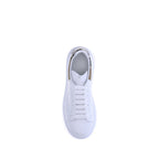 White Calf Leather Bos Taurus Platform Sneakers
